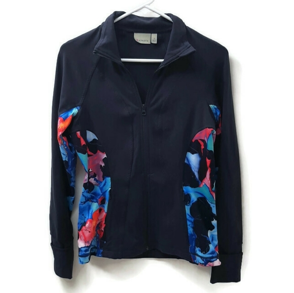 Athleta Navy Super Imposed Hope Jacket Small - Picture 2 of 8
